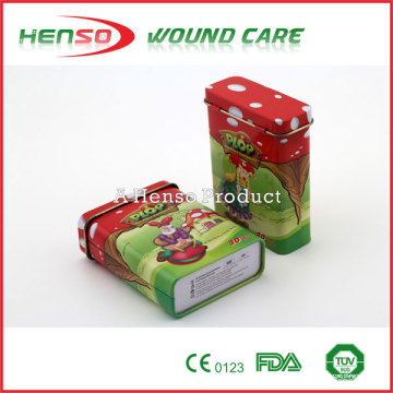 HENSO Waterproof Sterily Tin Box Custom Impresso Band Aid